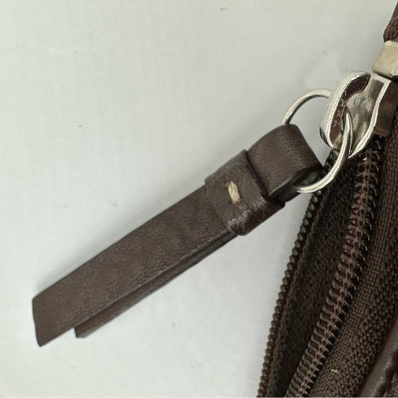 SOLD Coach Purse Brown Pebbled Leather Small Crossbody Swing Pack Bag Purse - Picture 6 of 9